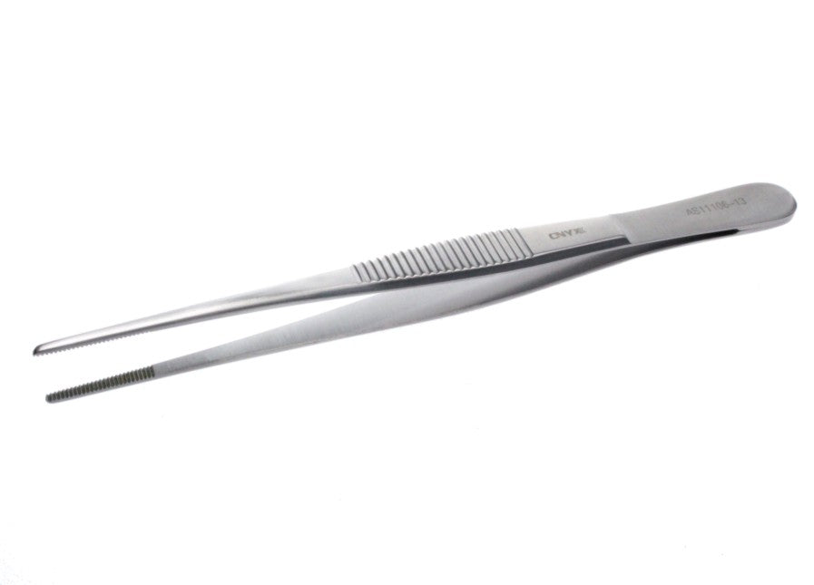 13cm Premium Serrated Stainless Steel Dressing forceps