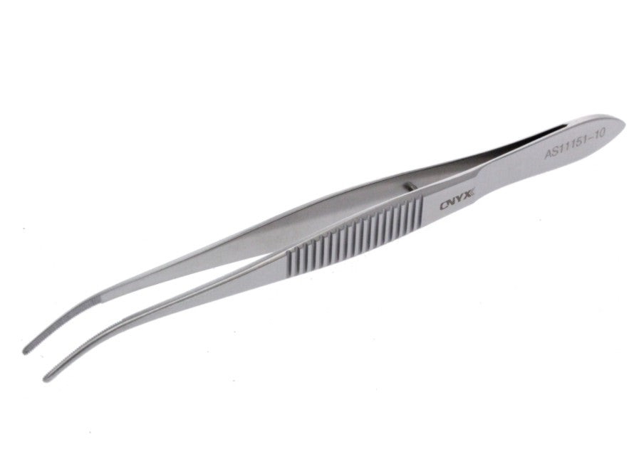 10cm Iris Curved Stainless Steel Anatomic forceps