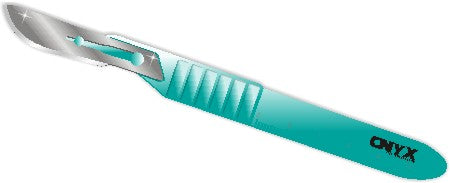 #22 Premium Disposable Scalpel blades w/ Handle - Box/10