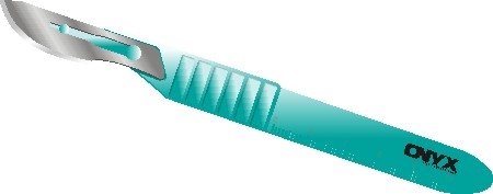 #23 Premium Disposable Scalpel blades w/ Handle - Box/10
