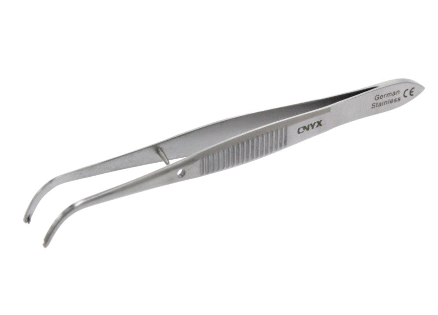 10cm Everyday Curved Stainless Steel Tissue forceps