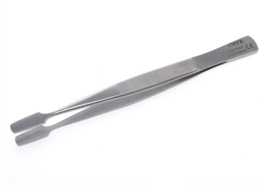 11cm Cover Glass Straight Stainless Steel Forceps