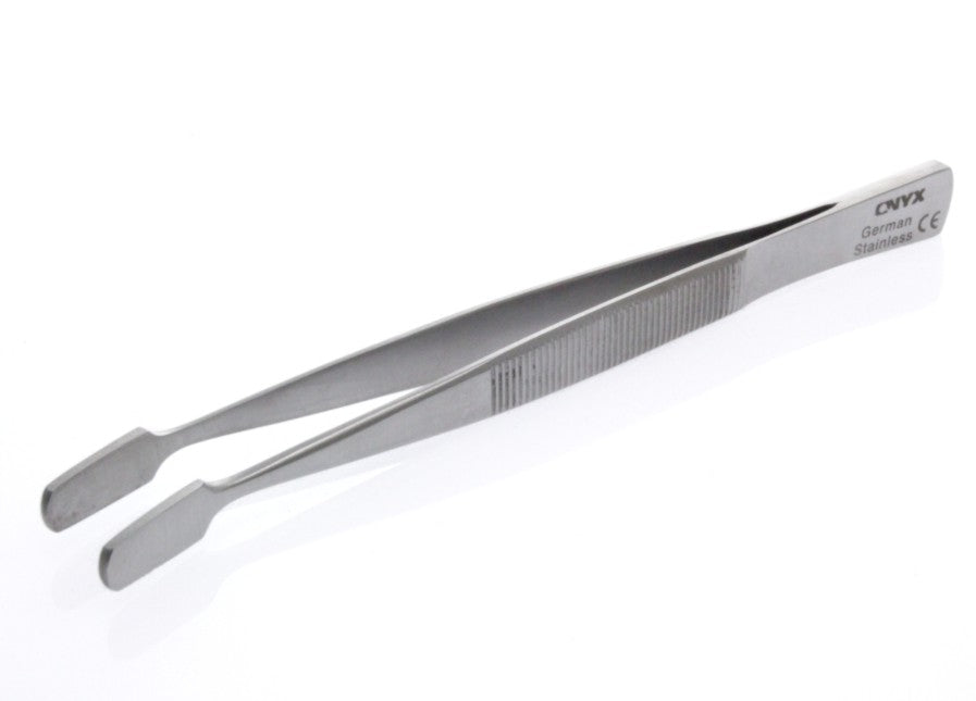 11cm Cover Glass Bent Stainless Steel Forceps