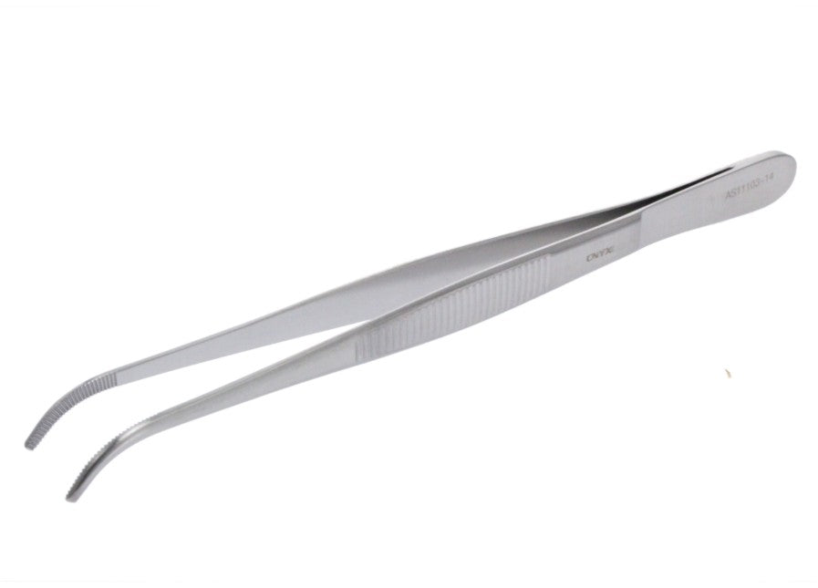 14.5cm Premium Serrated Curved Stainless Steel Dissecting forceps