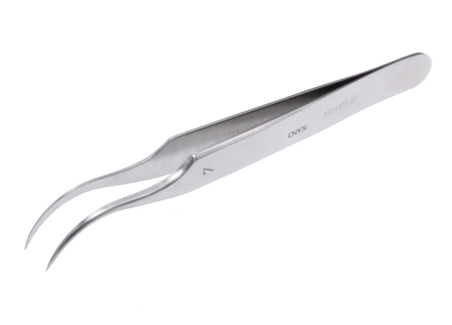 Premium Curved Stainless Steel Tweezer