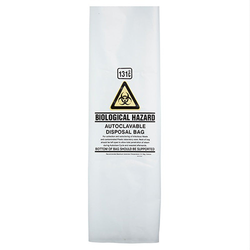 Biohazard Autoclave Bags, Yellow & Clear - 6 Sizes Available