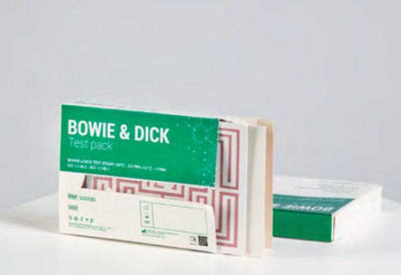 Bowie & Dick Test Pack - 12 X 9cm - 96/Ctn