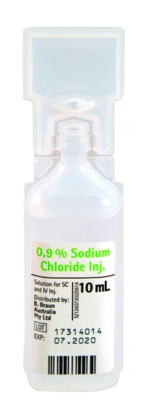 Sodium Chloride 0.9% For Injection 10ml - 20/Box