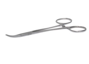 12.5cm Everyday Delicate Curved Stainless Steel Hemostatic forceps