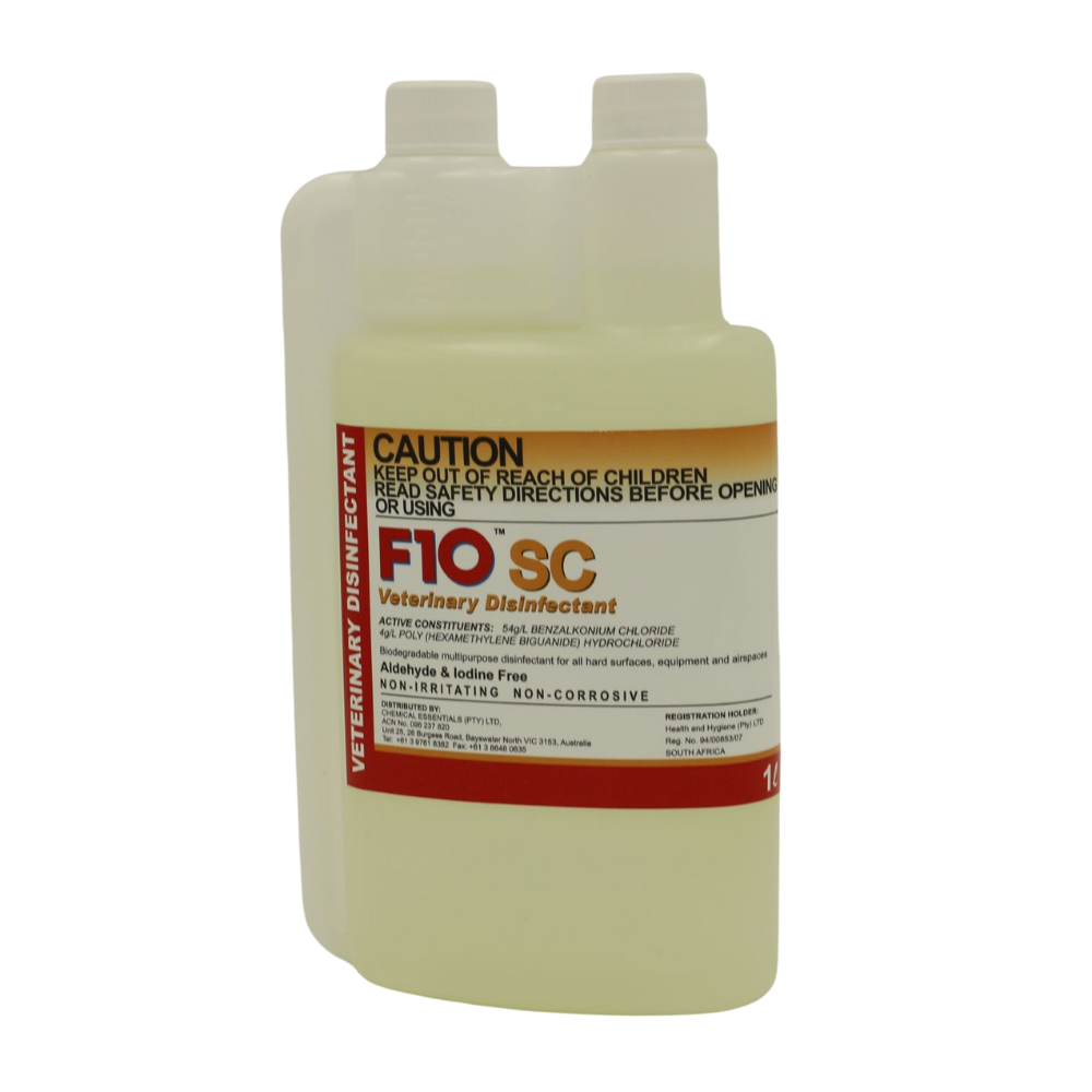 F10SC Veterinary Disinfectant Concentrate and Wipes