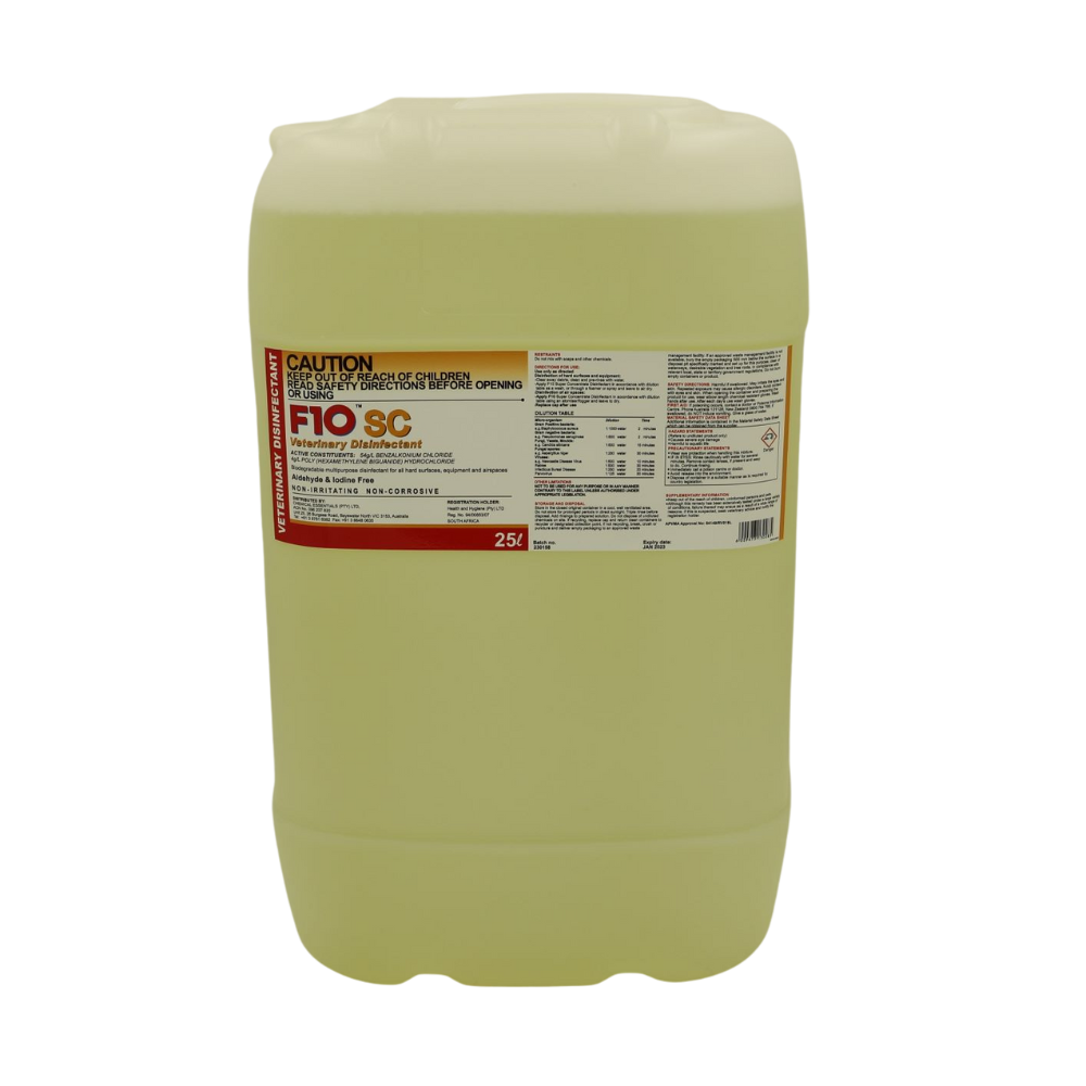 F10SC Veterinary Disinfectant Concentrate and Wipes