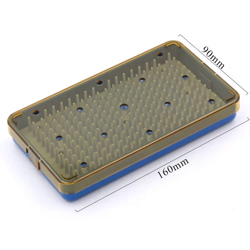 Onyx Plastic Instrument Sterilisation Tray, Autoclavable, Small - 160 X 90 X 22mm
