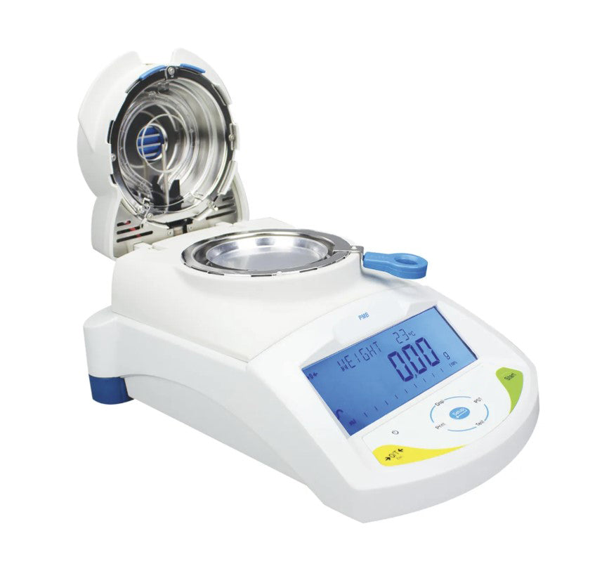 Able Moisture Analyser 200g Capacity, 0.01g/0.05% Readability, 100mm Pan