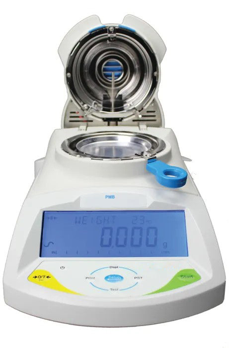 Able Moisture Analyser 50g Capacity, 0.001g/0.01% Readability, 100mm Pan