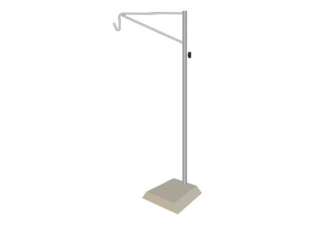 Adjustable Height Pedestal Heat Lamp Std