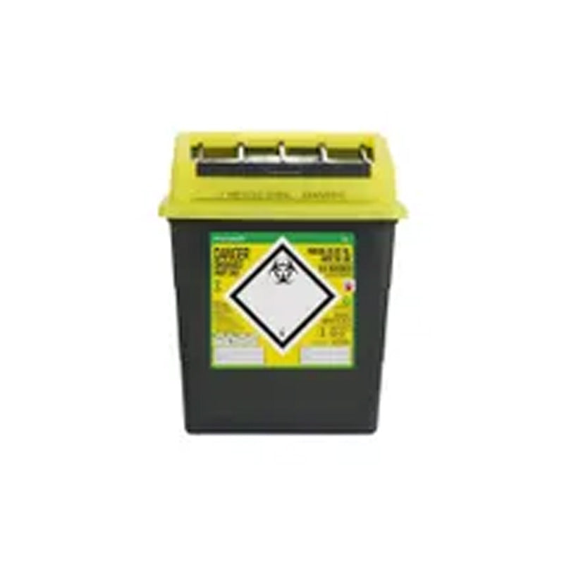 Sharps Container, Yellow Lid - 5 Sizes Available