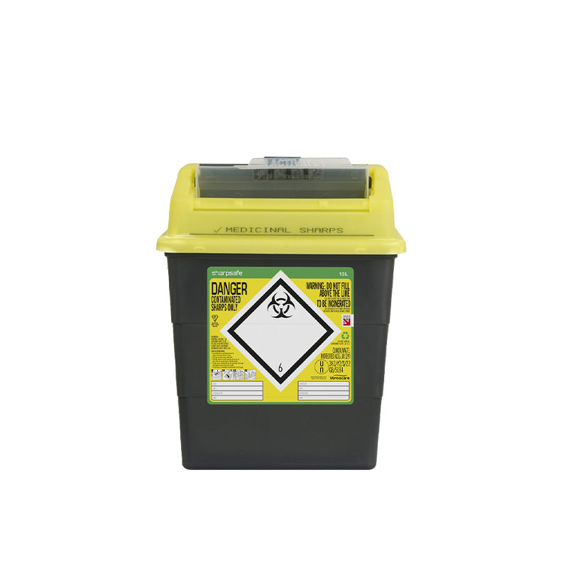 SharpSafe Sharps Container with Protective Access - 4 Sizes Available