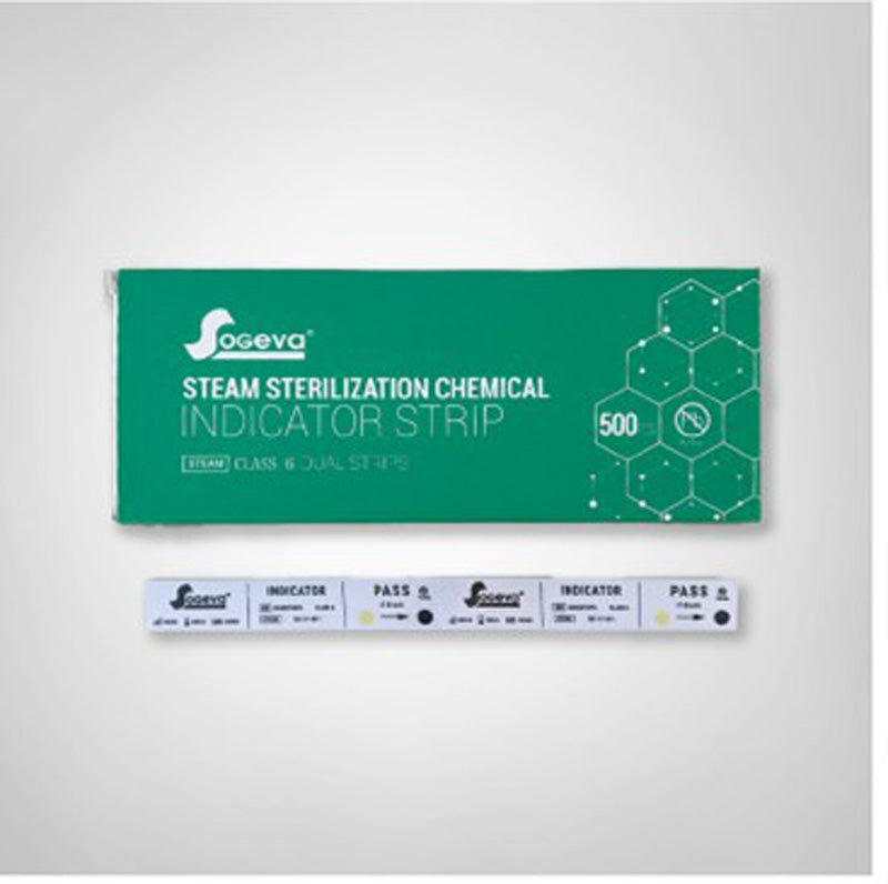 Autoclave Emulating Indicator Strips, Class 6, Steam Sterilization, 500/Box